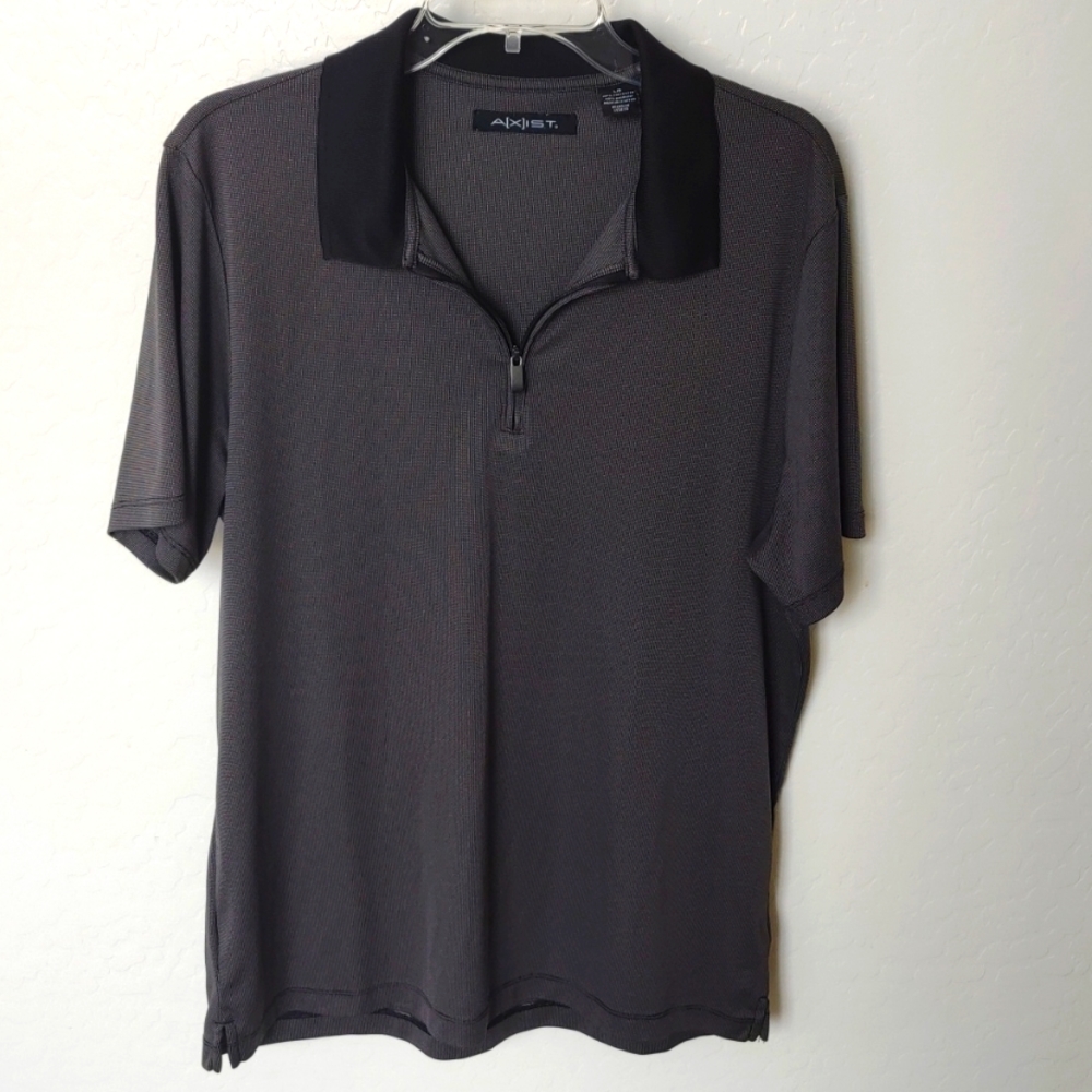 Axist Grey Polo Shirt, Large